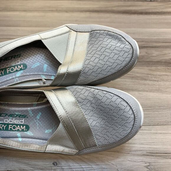 Skechers Be Lux Daylights Air-Cooled Memory Foam Grey/Silver Women's 7 - Picture 11 of 11